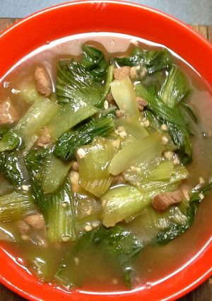 Foto resep Pokcoy tumis daging saus tiram