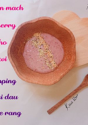 Hình của món Bữa sáng - Yến Mạch & các loại trái cây.