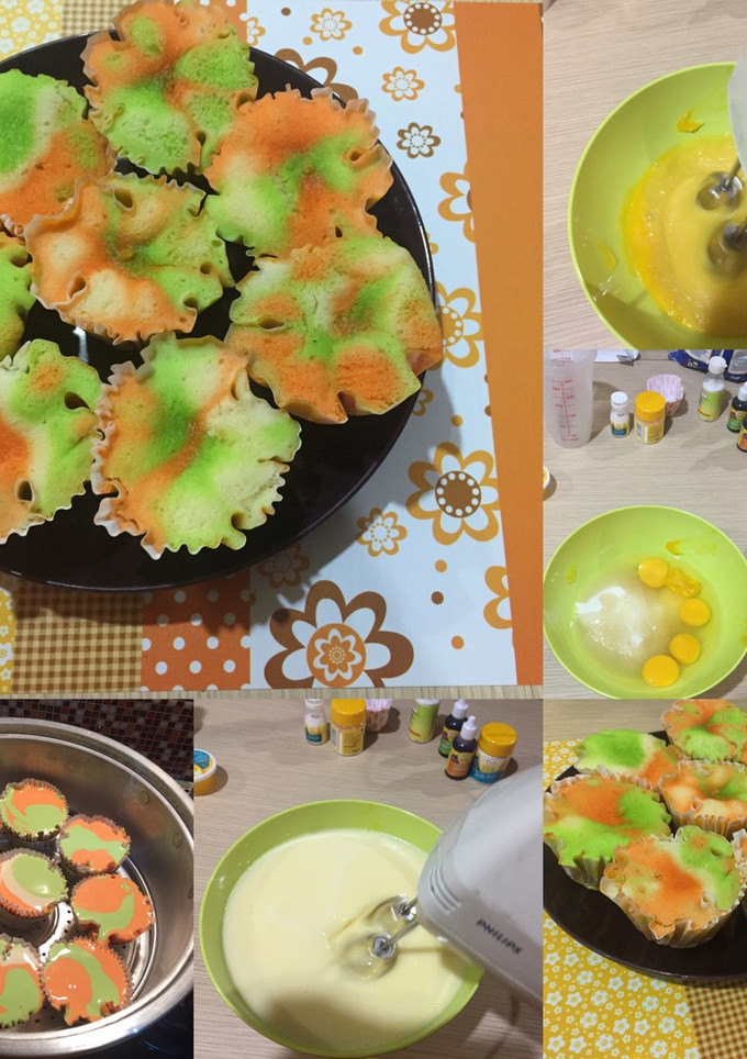 Foto resep Rainbow sponge cake ala Mommy Nickie 🌈