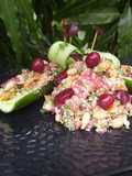 Sprouted Peanut and Sprouted Sesame Salad