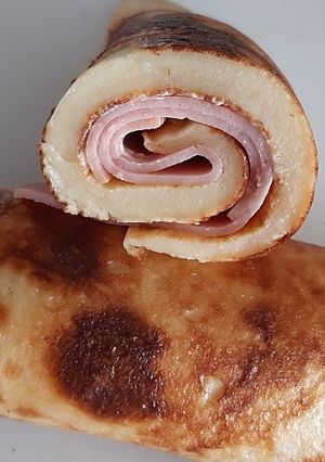 Una foto de Panqueques con un delicioso sabor a vainilla. 🧔🏻👌🏻