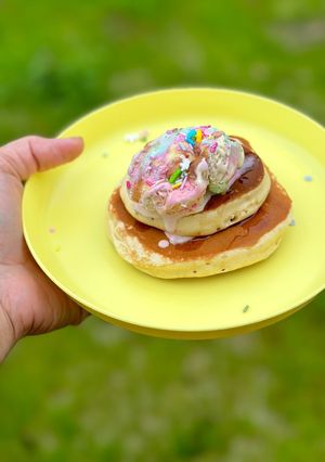 Foto resep Fluffy pancake madu resep simple