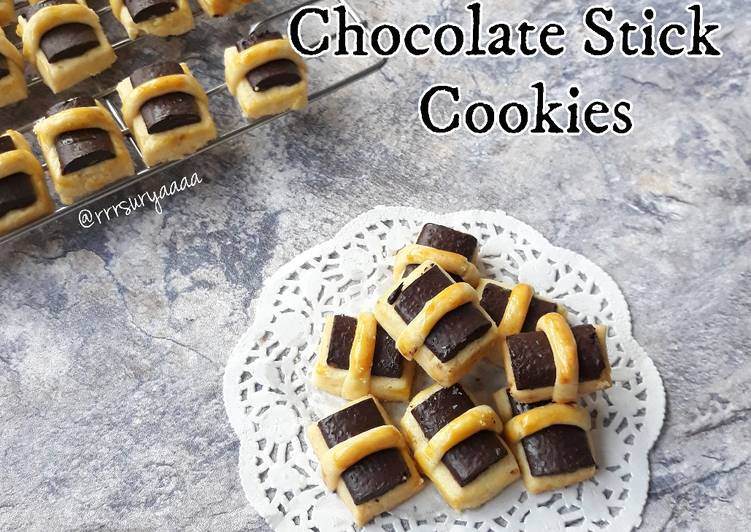 Mudah Cepat Memasak Chocolate Stick Cookies Praktis Enak