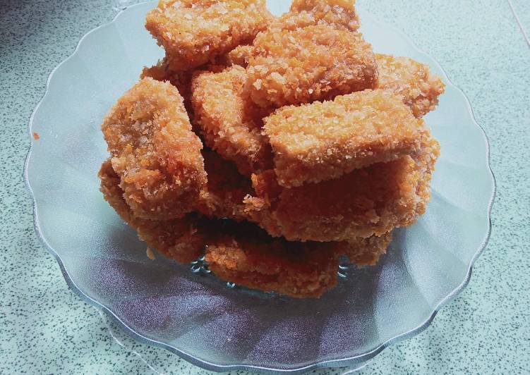 Bagaimana Menyiapkan Nugget pisang (no telur) yang Bisa Manjain Lidah