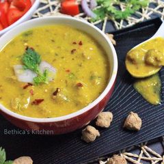 A picture of Soya Nuggets Kadhi.