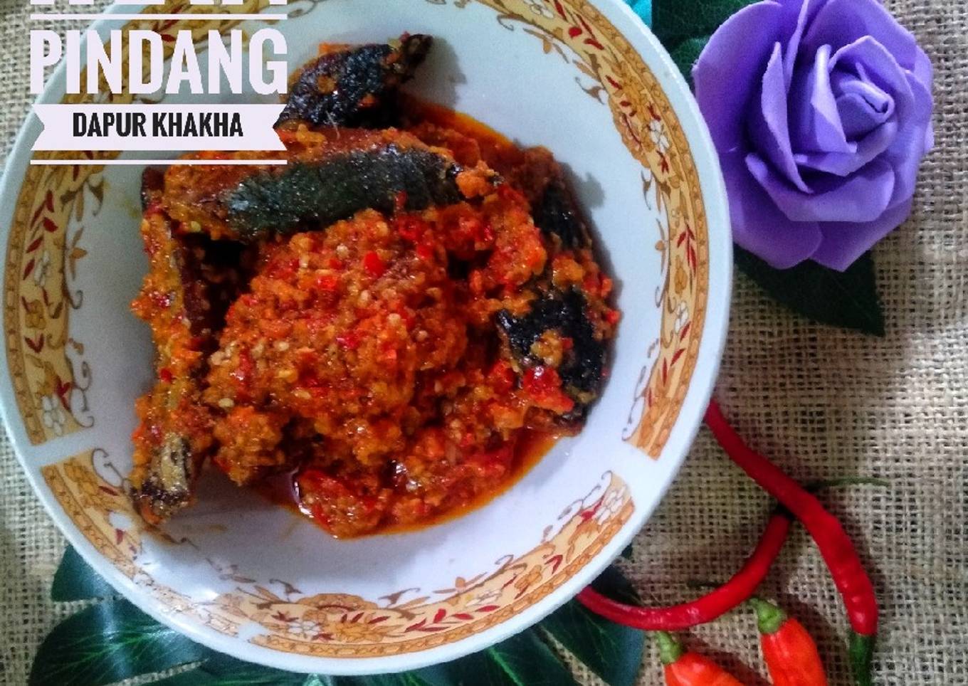 Sambel ikan Pindang tongkol Pedas