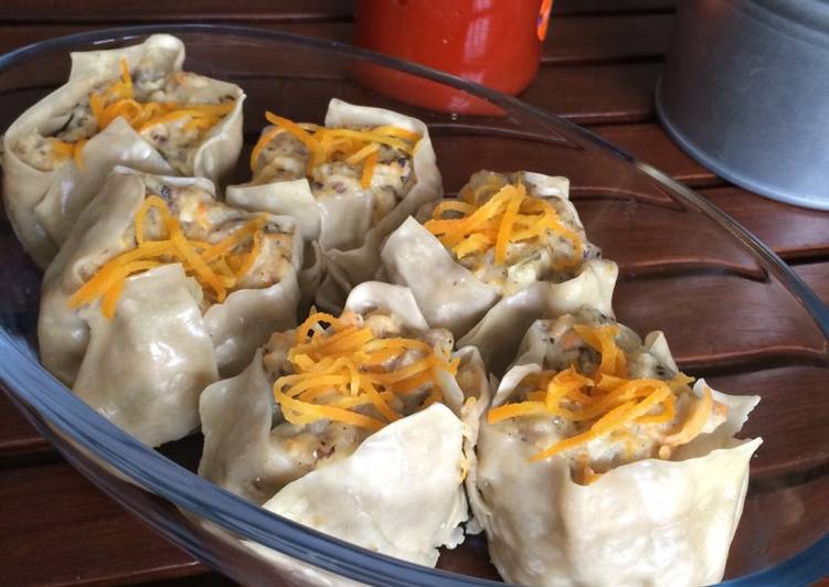 Bumbu Dimsum ayam jamur keju | Cara Buat Dimsum ayam jamur keju Yang Lezat Sekali