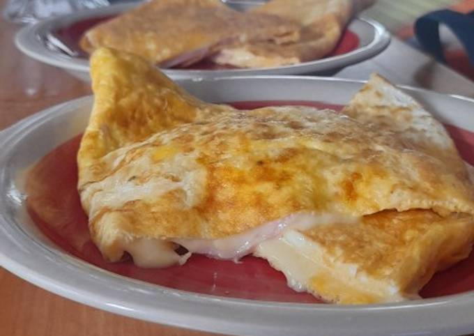 Omelette para desayuno Receta de Claudia Isabel- Cookpad