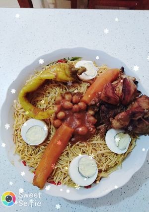 صورة لوصفة فيرميسال او دويدة مفورة 👌👌👌 بالدجاج