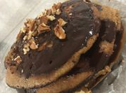 Una foto de hot cakes harina de almendras
