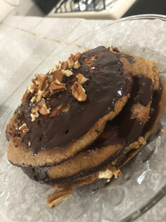 Una foto de Hot cakes con harina de almendra