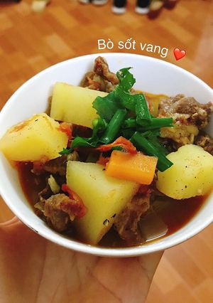Hình của món Bò sốt vang.