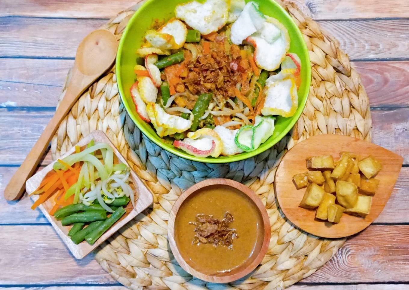 Pecel sayur simple praktis