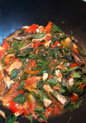 Foto resep Tumis Cakalang kemangi