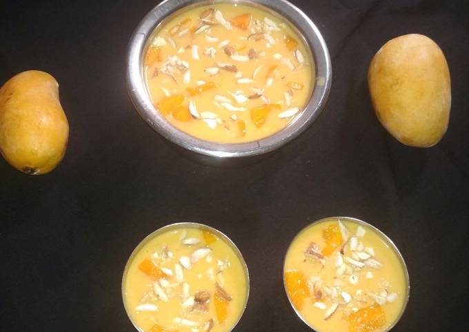 Bhagyashree Yash દ્વારા રેસીપી મેંગો ખીર (Mango kheer recipe in Gujarati) - કૂકપૅડ