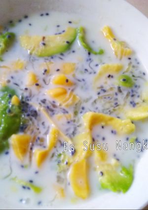 Foto resep Es Susu Nangka Alpukat