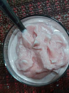 Una foto de #Mercado Milk shake o frappé de sandía