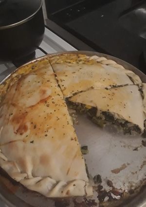 Una foto de Tarta de espinaca