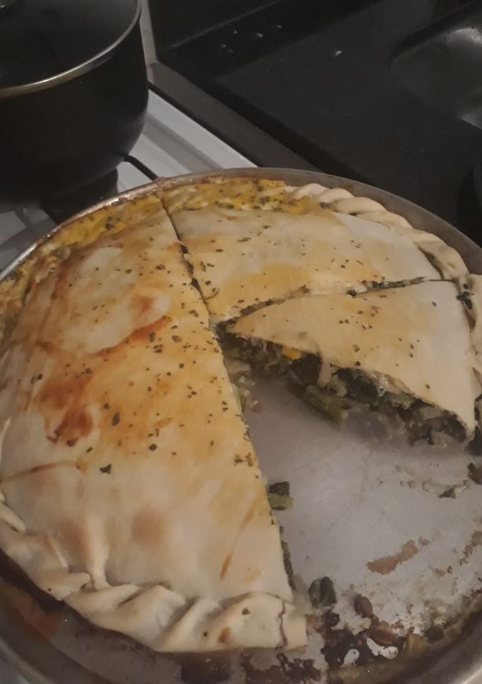 Una foto de Tarta de espinaca