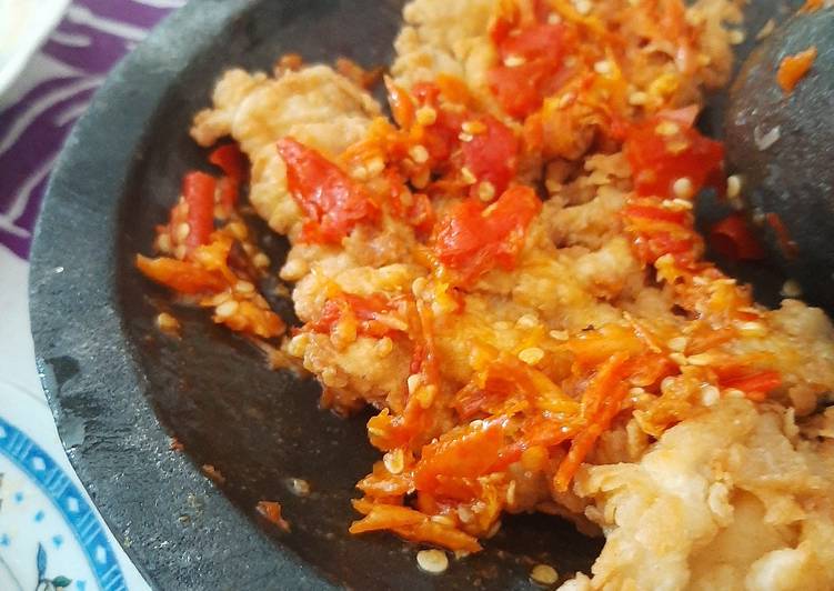 Resep Ayam geprek bikin ngiler Enak dan Antiribet