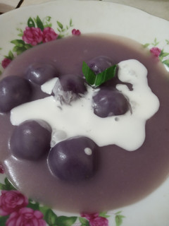 Foto resep Bubur candil Ubi ungu