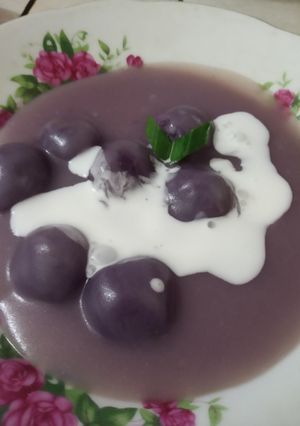 Foto resep Bubur candil Ubi ungu
