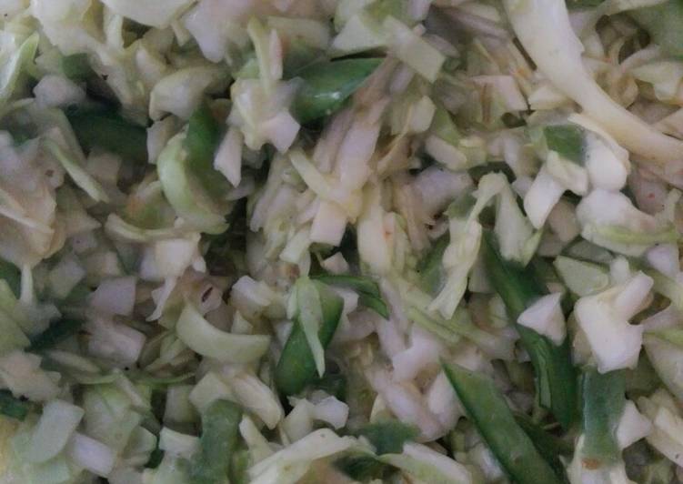 Steps to Prepare Quick Easy cabbage salad