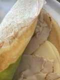 Crepe Salgado de Perú e Queijo