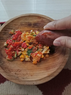 Foto resep Bakwan Jagung penyet Sambel bawang + pete