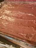 Easy Gingerbread Brownies w/ Chocolate-Banana Frosting
