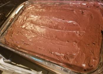 The New Way Making Recipe Easy Gingerbread Brownies w ChocolateBanana Frosting Home Style