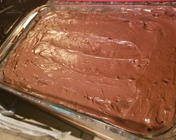 How To Make Recipe Easy Gingerbread Brownies w ChocolateBanana Frosting Delicious