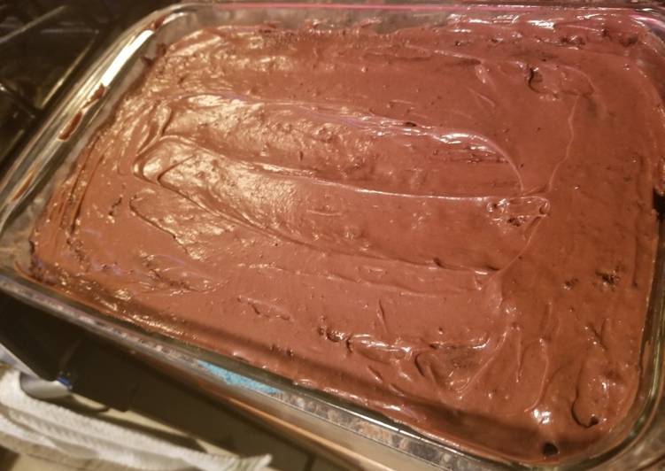 Recipe of Quick Easy Gingerbread Brownies w/ Chocolate-Banana Frosting