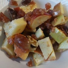 A picture of Cranberry Dressing on Apple Salad.