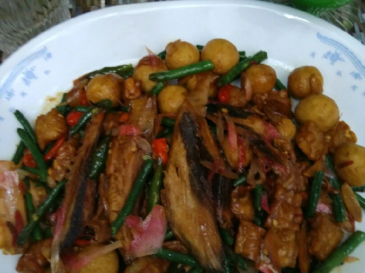 Langkah Gampang Menyiapkan Resep Tumis Tempe Tongkol Tahu Bulat kecombrang Kacang Panjang yang  Bikin Ketagihan Anti Ribet, Bikin Ngiler