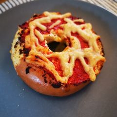George's Pizza Bagels! A picture of George's Pizza Bagels!.