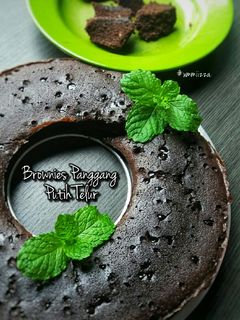 Foto resep 🌹 Brownies Panggang Putih Telur (No Mixer)