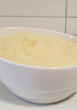 Una foto de Puré de patata casero