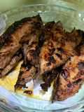 Ikan halibut bakar