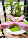 Purple Sweet Potato Steamed Layer Cake (Bánh da lợn khoai lang tím)