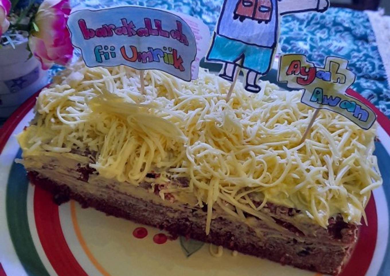 Red Velvet Cake With Cheese (mudah dengan dikukus)