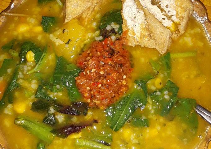 Langkah Mudah untuk Menyiapkan Tinutuan/bubur manado, Lezat Sekali