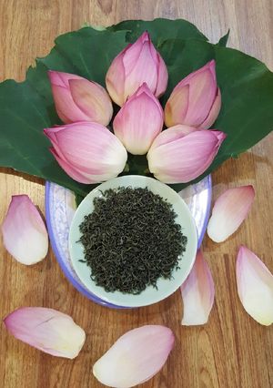 Hình của món Chè Ướp Hoa Sen.