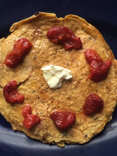 A picture of Low calorie oat pancake (sugar free).