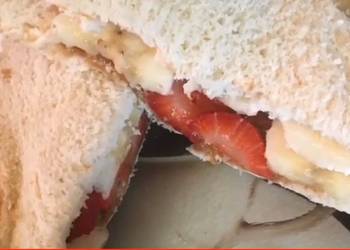 Unique Cuisine Cookies and strawberry banana sandwich Most Delicious