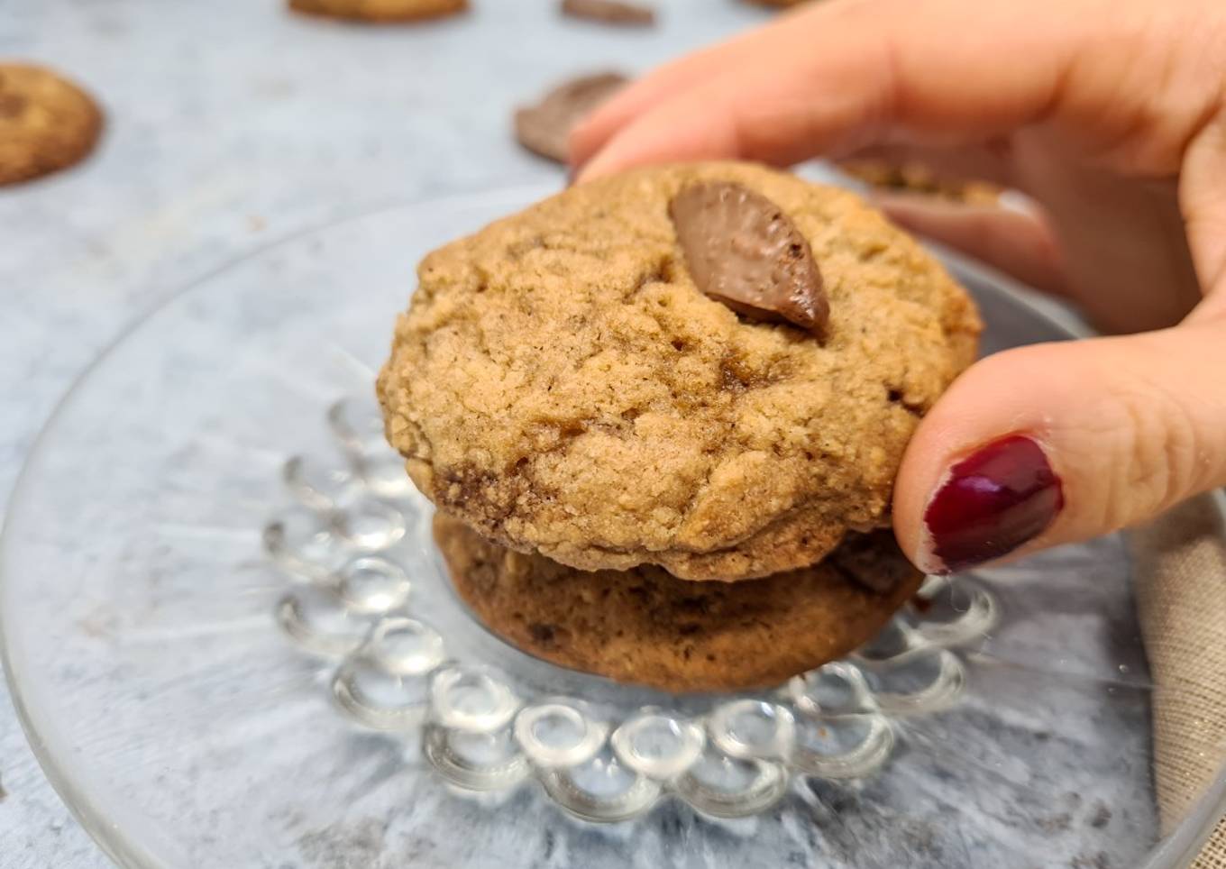 Cookies chocolat et fève tonka