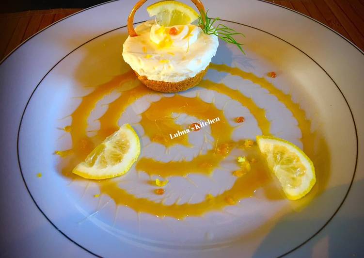Recipe of Any-night-of-the-week Mini lemon cheesecake: