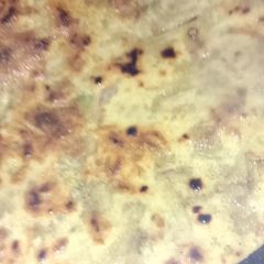 Aloo paratha A picture of Aloo paratha.