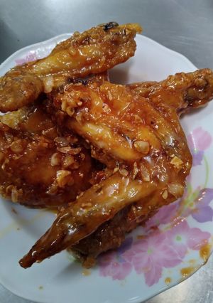 Hình của món Gà rán sốt nước mắm(gà chiên nước mắm).