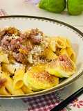Penne with Figs and Sausage